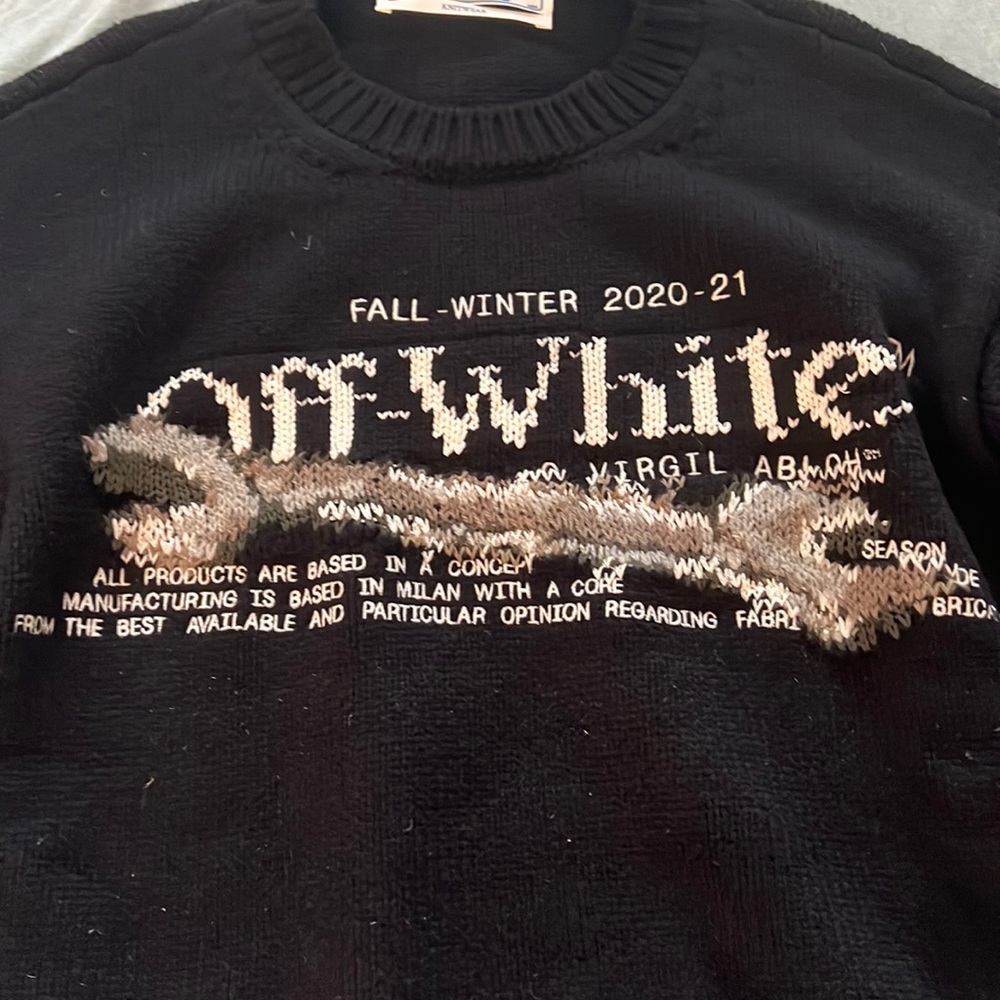 Off-White Mens Knitwear